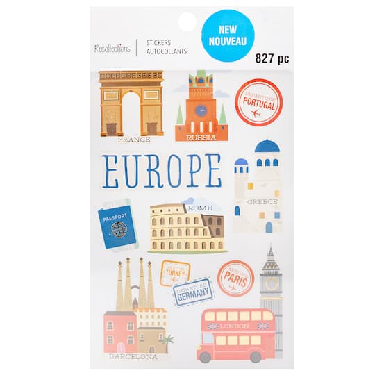 Europe Sticker Book by Recollections™